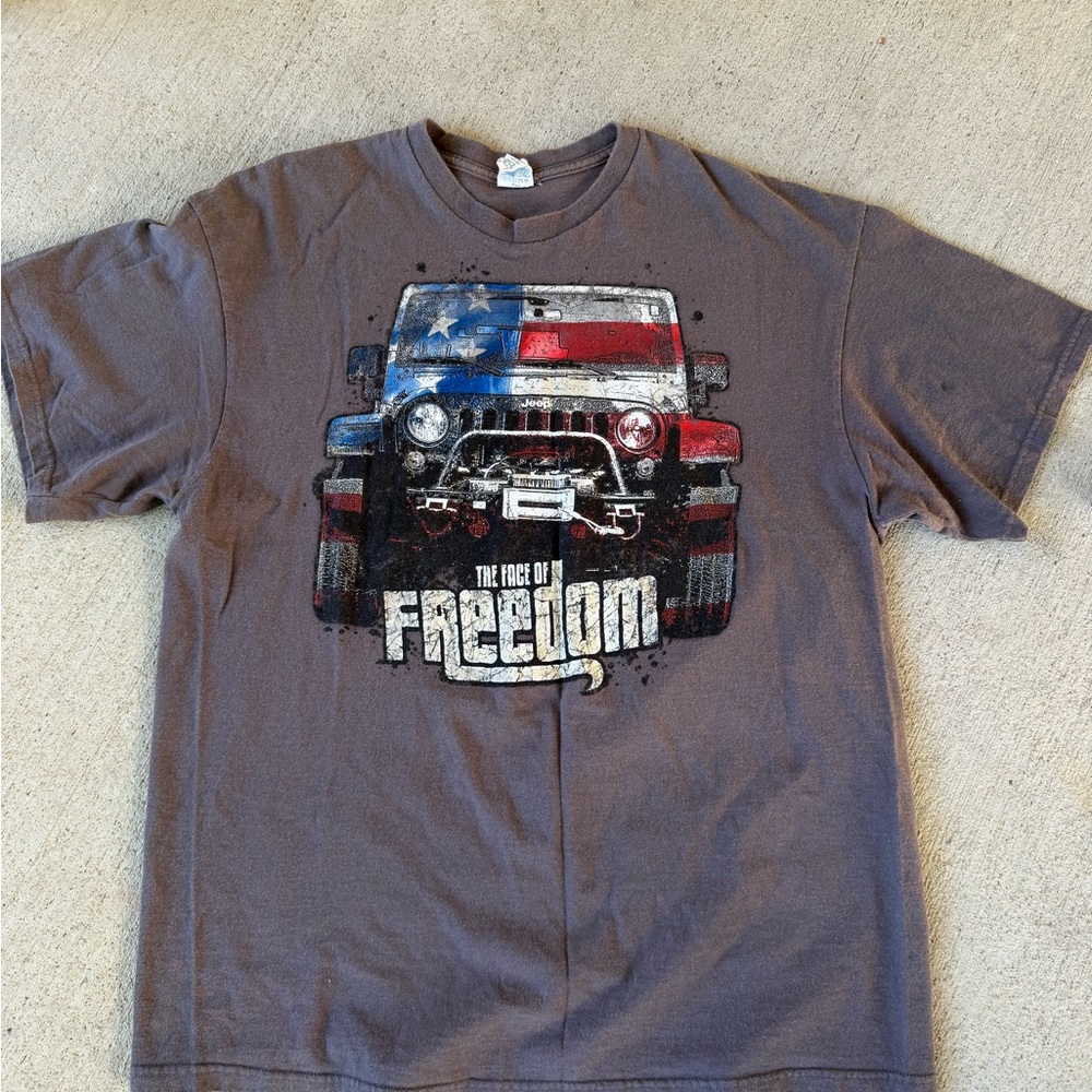 Graphic T-Shirt with Jeep Design